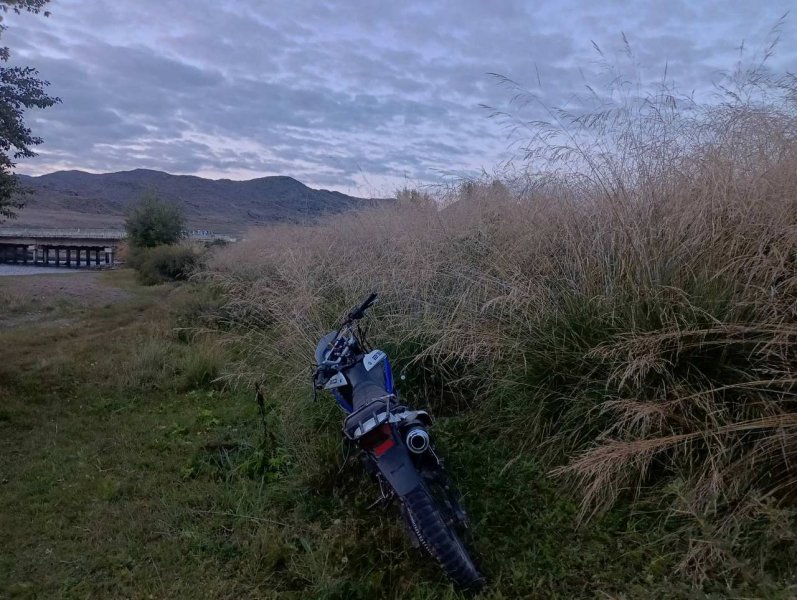 В Бай-Тайгинском районе полицейские задержали подозреваемого в угоне мотоцикла